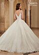 Rachel Allan MB6084 Scallop Lace Hem V-Neck Bridal Dress