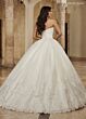 Rachel Allan MB6089 Cap Sleeve Scallop Hem Bridal Dress