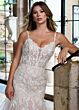 Rachel Allan RB2206 Illusion Bodice Lace Applique Mermaid Bridal Gown