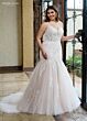Rachel Allan RB2206 Illusion Bodice Lace Applique Mermaid Bridal Gown