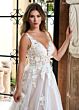 Rachel Allan RB2210 Sheer Back Applique Bodice Wedding Dress