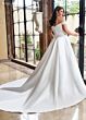 Rachel Allan RB2213 Beaded Strap Pleated A-Line Wedding Gown
