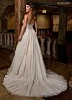 Rachel Allan RB3210 Plunging Neck Pearl Beaded Wedding Dress