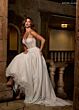Rachel Allan RB3210 Plunging Neck Pearl Beaded Wedding Dress