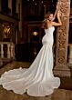 Rachel Allan RB3211 Plunging Neck Satin Trumpet Wedding Dress