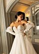Rachel Allan RB3212 Juliet Sleeve Illusion Bodice Wedding Dress