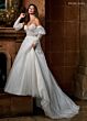 Rachel Allan RB3212 Juliet Sleeve Illusion Bodice Wedding Dress