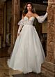 Rachel Allan RB3212 Juliet Sleeve Illusion Bodice Wedding Dress