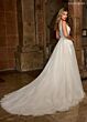 Rachel Allan RB3222 V-Neck Sleeveless A-Line Wedding Gown