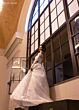 Rachel Allan RB3224 Off-The-Shoulder Sheer Back Bridal Dress