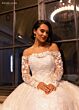 Rachel Allan RB3224 Off-The-Shoulder Sheer Back Bridal Dress