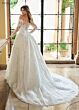 Rachel Allan RB3224 Off-The-Shoulder Sheer Back Bridal Dress