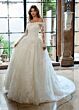 Rachel Allan RB3224 Off-The-Shoulder Sheer Back Bridal Dress