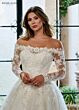 Rachel Allan RB3224 Off-The-Shoulder Sheer Back Bridal Dress