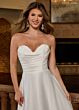 Rachel Allan RB4202 Strapless A-Line Removable Sleeve Wedding Gown