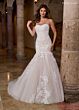 Rachel Allan RB4205 Removable Sleeve Mermaid Lace Wedding Gown
