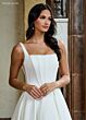 Rachel Allan RB4209 Square Neck Back Bow A-Line Bridal Dress