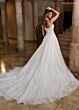 Rachel Allan RB5080 Gauntlet Sleeve Strapless Bridal Dress