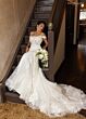 Rachel Allan RB5082 Bishop Sleeve Off-The-Shoulder Mermaid Bridal Gown