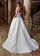 Rachel Allan RB5086 Pleated Skirt Bow Strap Wedding Dress