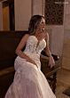 Rachel Allan RB5088 Plunging Neck Lace Train Mermaid Wedding Gown