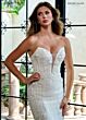 Rachel Allan RB5093 Plunging Neck Beaded Mermaid Wedding Gown