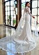 Rachel Allan RB5093 Plunging Neck Beaded Mermaid Wedding Gown