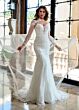 Rachel Allan RB5093 Plunging Neck Beaded Mermaid Wedding Gown
