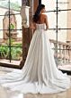 Rachel Allan RB5094 Back Button Strapless Beaded Wedding Gown