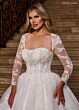Rachel Allan RB6161 Removable Sleeve Strapless Bridal Dress
