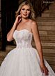 Rachel Allan RB6161 Removable Sleeve Strapless Bridal Dress