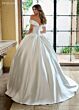 Rachel Allan RB6162 Off-The-Shoulder Pleated Skirt Bridal Dress