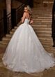 Rachel Allan RB6163 Bishop Sleeve Sweetheart Neck Bridal Gown