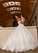 Rachel Allan RB6163 Bishop Sleeve Sweetheart Neck Bridal Gown