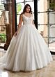 Rachel Allan RB6165 Illusion Side Sleeveless Bridal Gown