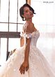 Rachel Allan RB6170 Applique Strap Ruched Bodice Wedding Dress