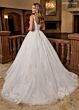 Rachel Allan RB6171 Illusion Side Applique Strap Wedding Gown