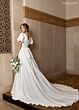 Rachel Allan RB7004 Puff Sleeve Square Neck A-Line Wedding Dress