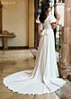 Rachel Allan RB7004 Puff Sleeve Square Neck A-Line Wedding Dress
