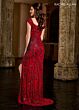 Rachel Allan RB8115 High Slit Cap Sleeve Embellished Dress