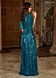 Rachel Allan RB8127 Flutter Sleeves V-Neck Sequin Dress