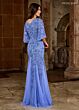 Rachel Allan RB8133 Godet Skirt Flutter Sleeves Dress