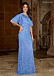Rachel Allan RB8141 Hanging Sleeves Scoop Neck Dress