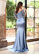 Rachel Allan RB8150 Embroidered Top Off The Shoulder Dress