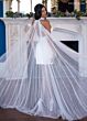 Rachel Allan RB1012 Halter Neck Pleated Midriff Wedding Dress