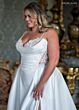 Rachel Allan RB2232 Spaghetti Strap Sheer Back Wedding Dress