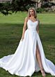 Rachel Allan RB2232 Spaghetti Strap Sheer Back Wedding Dress