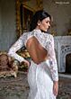 Rachel Allan RB2234 Cutout Back High Neck Lace Wedding Dress