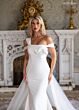 Rachel Allan RB2238 Tulle Overskirt Off The Shoulder Wedding Dress