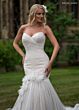 Rachel Allan RB3242 Mermaid Silhouette Strapless Ruched Wedding Gown